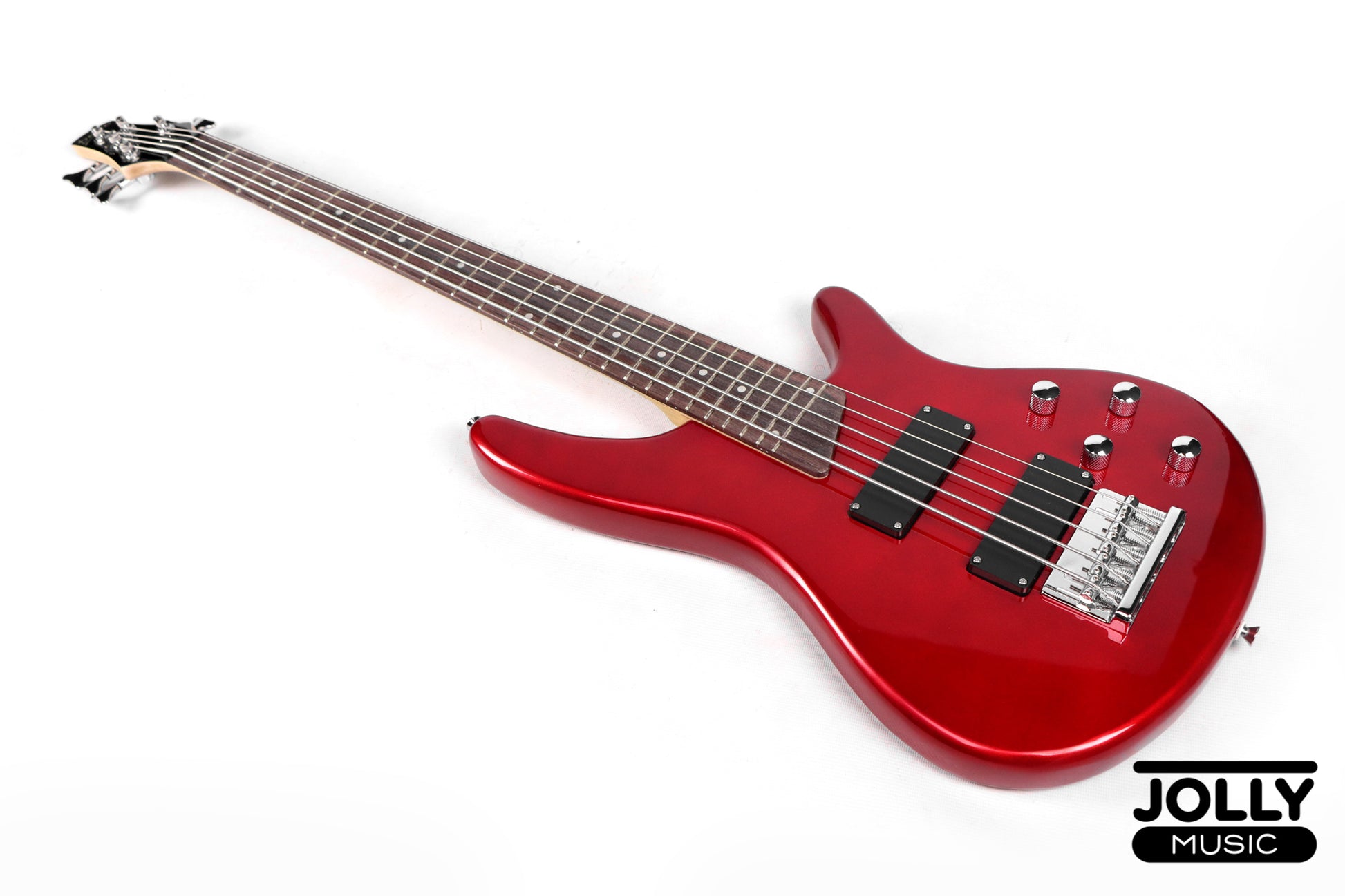 Deviser L-B3 5-String Modern Bass - Metallic Red – Jolly Music