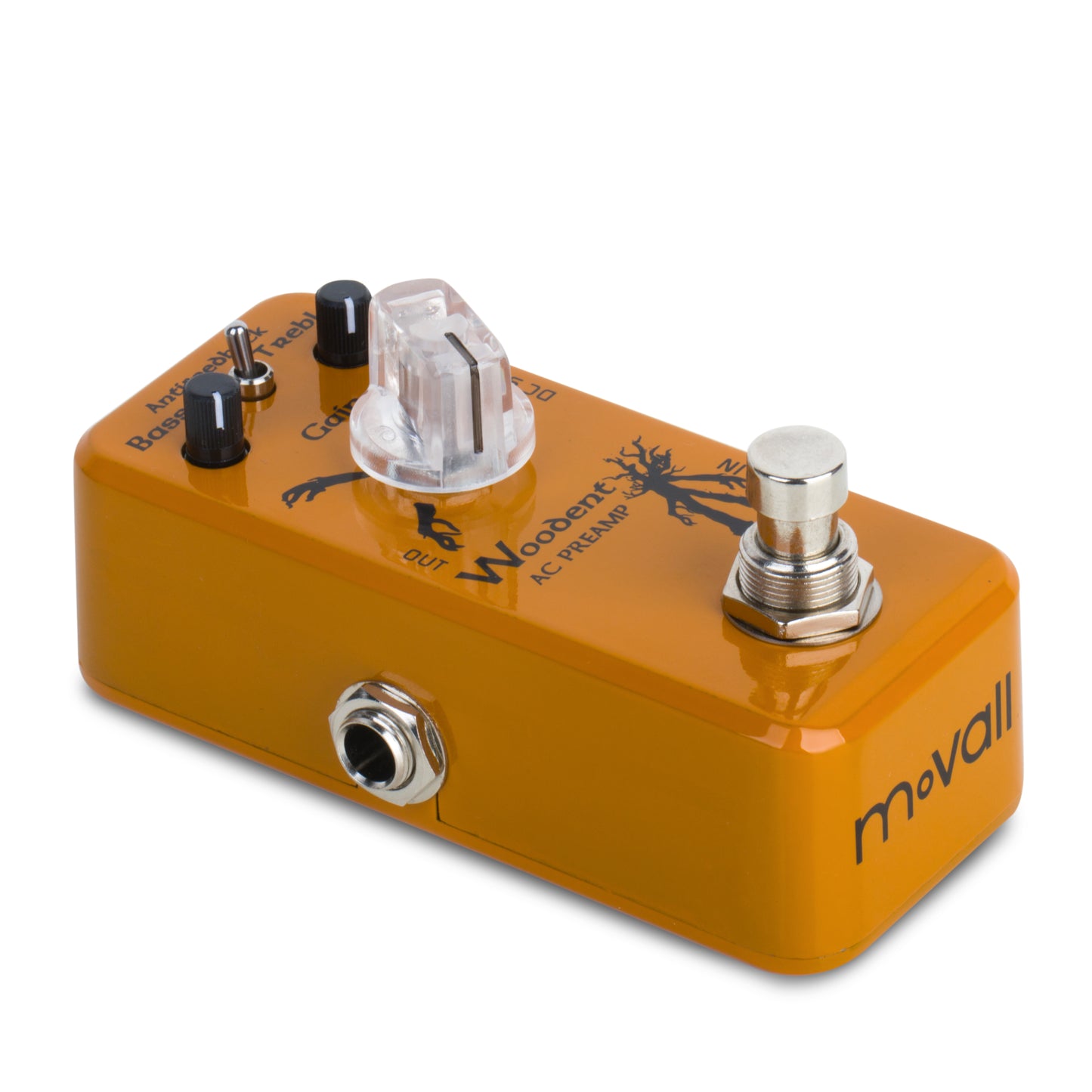 Movall MP-318 Woodent AC Preamp Mini Acoustic Preamp Pedal