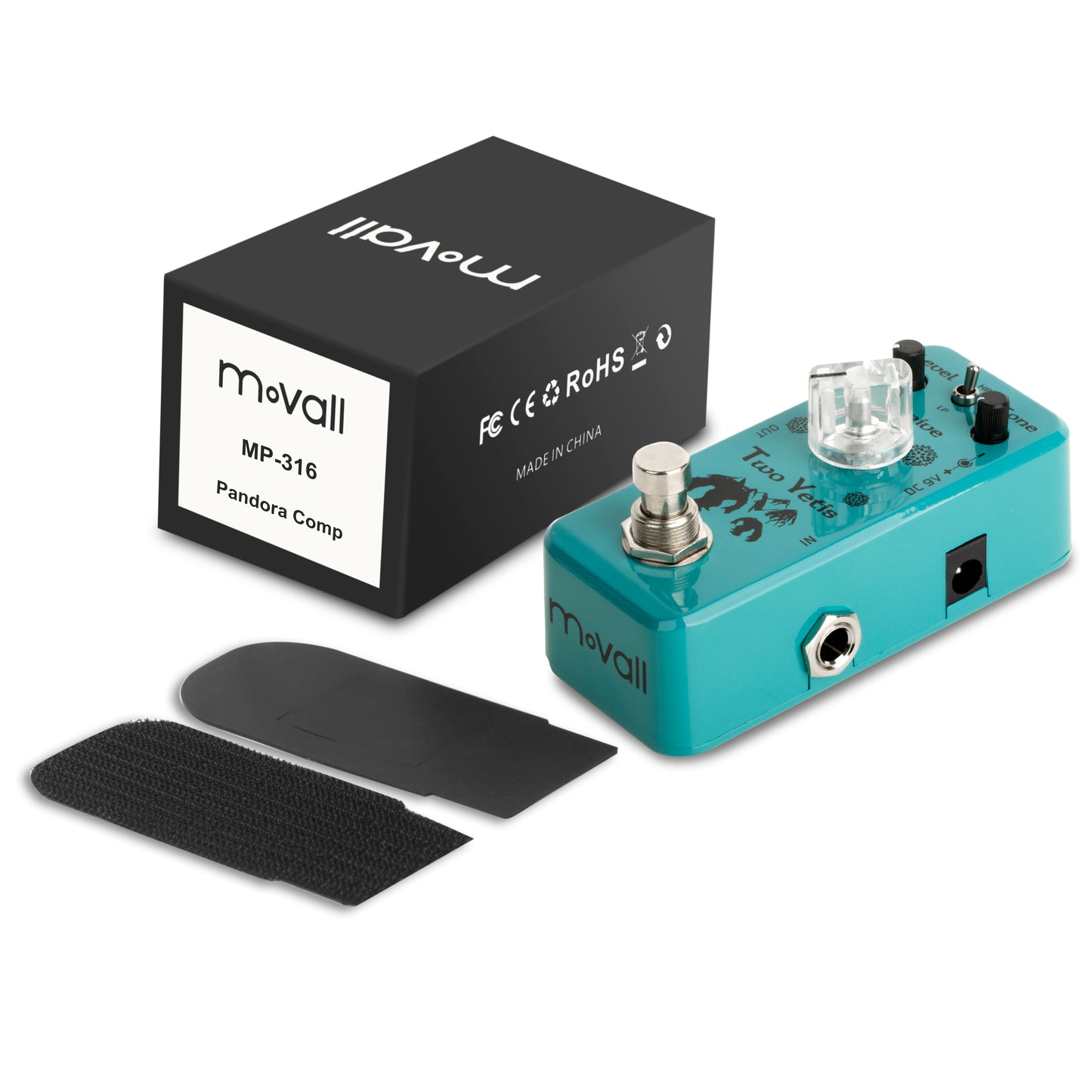 Movall MP-316 Two Yetis Mini Overdrive Pedal