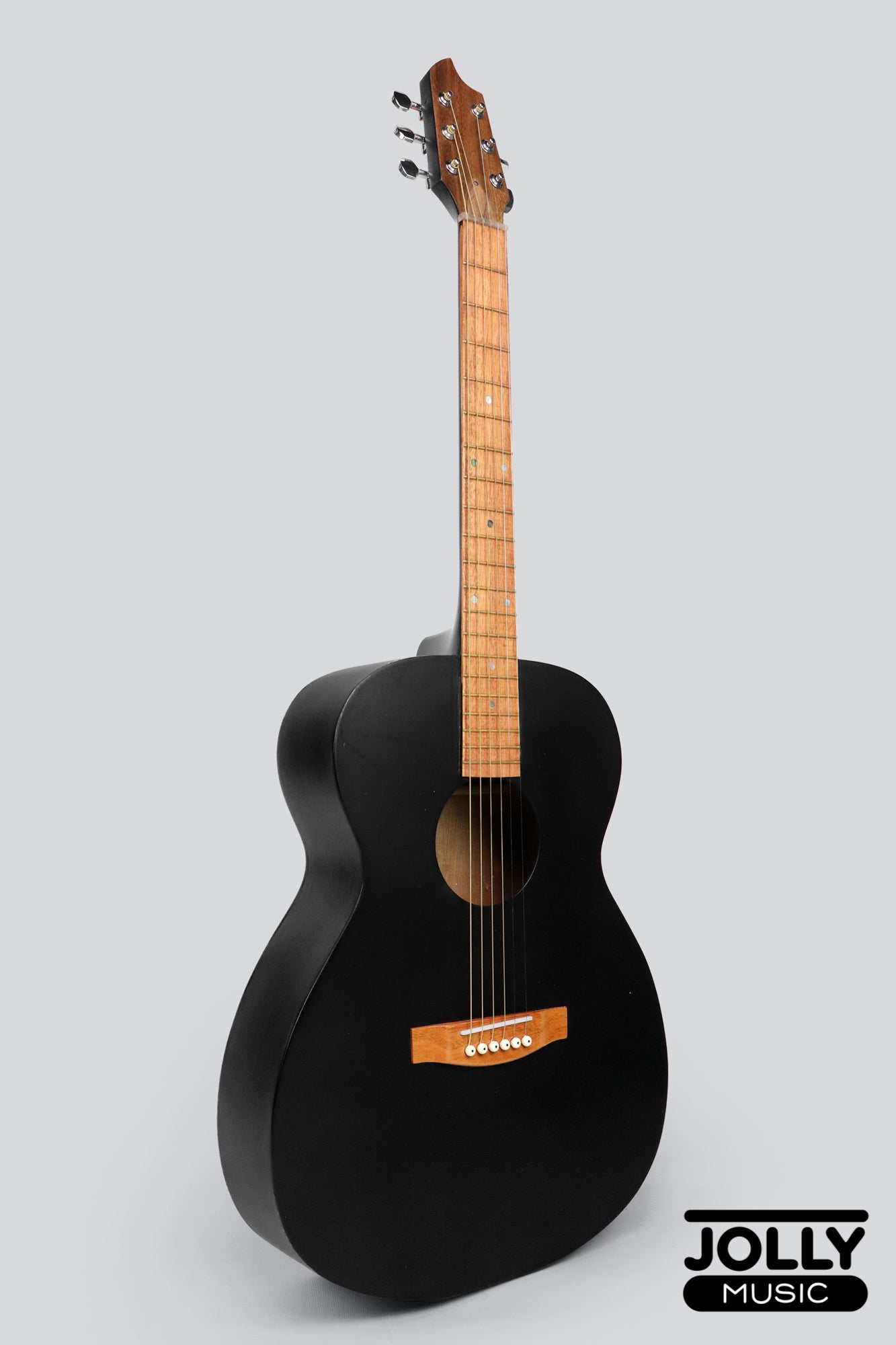 Ferangeli Gel-Series 41-inch OM Acoustic Guitar (Made in Cebu) - Black