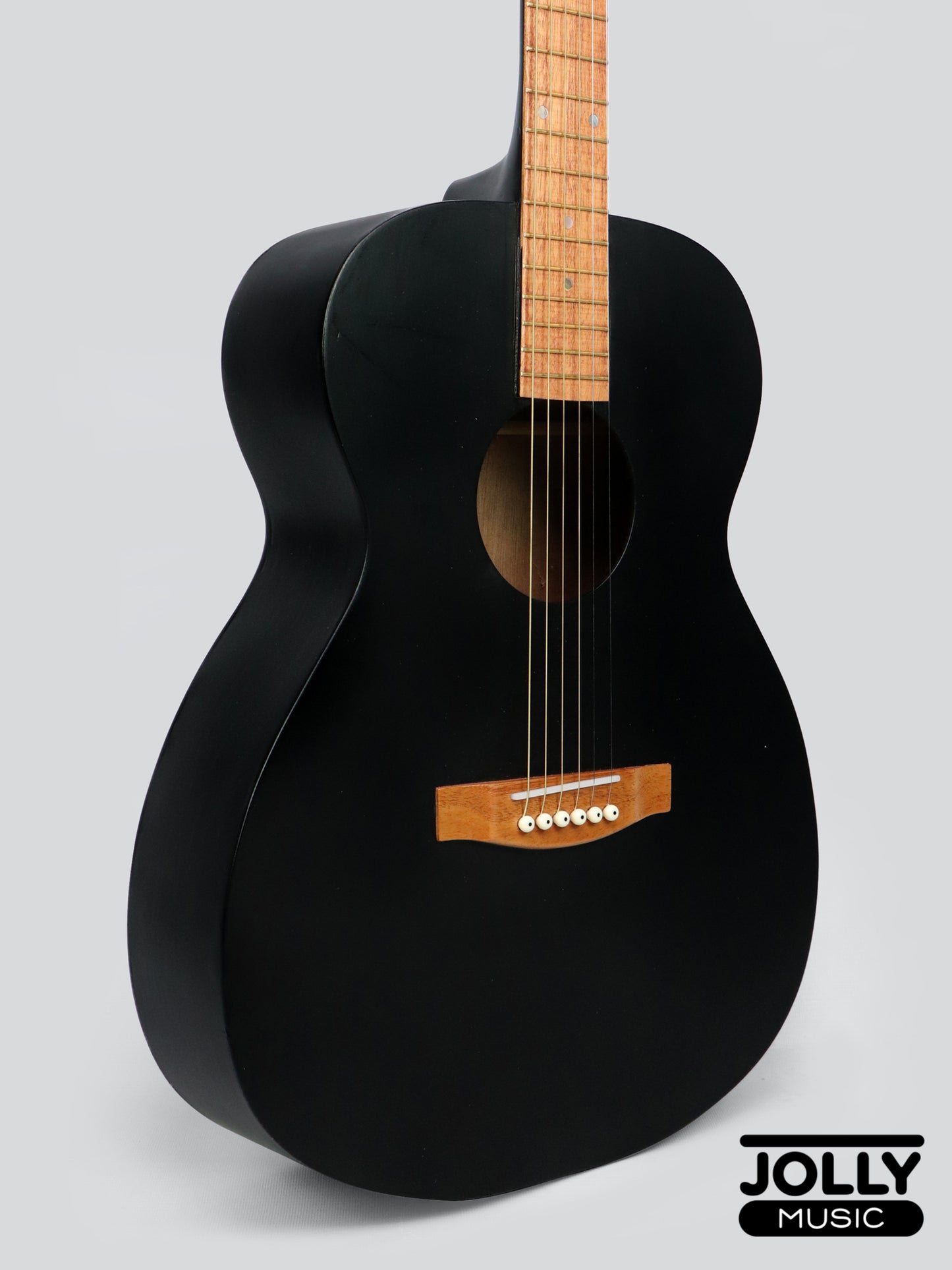 Ferangeli Gel-Series 41-inch OM Acoustic Guitar (Made in Cebu) - Black