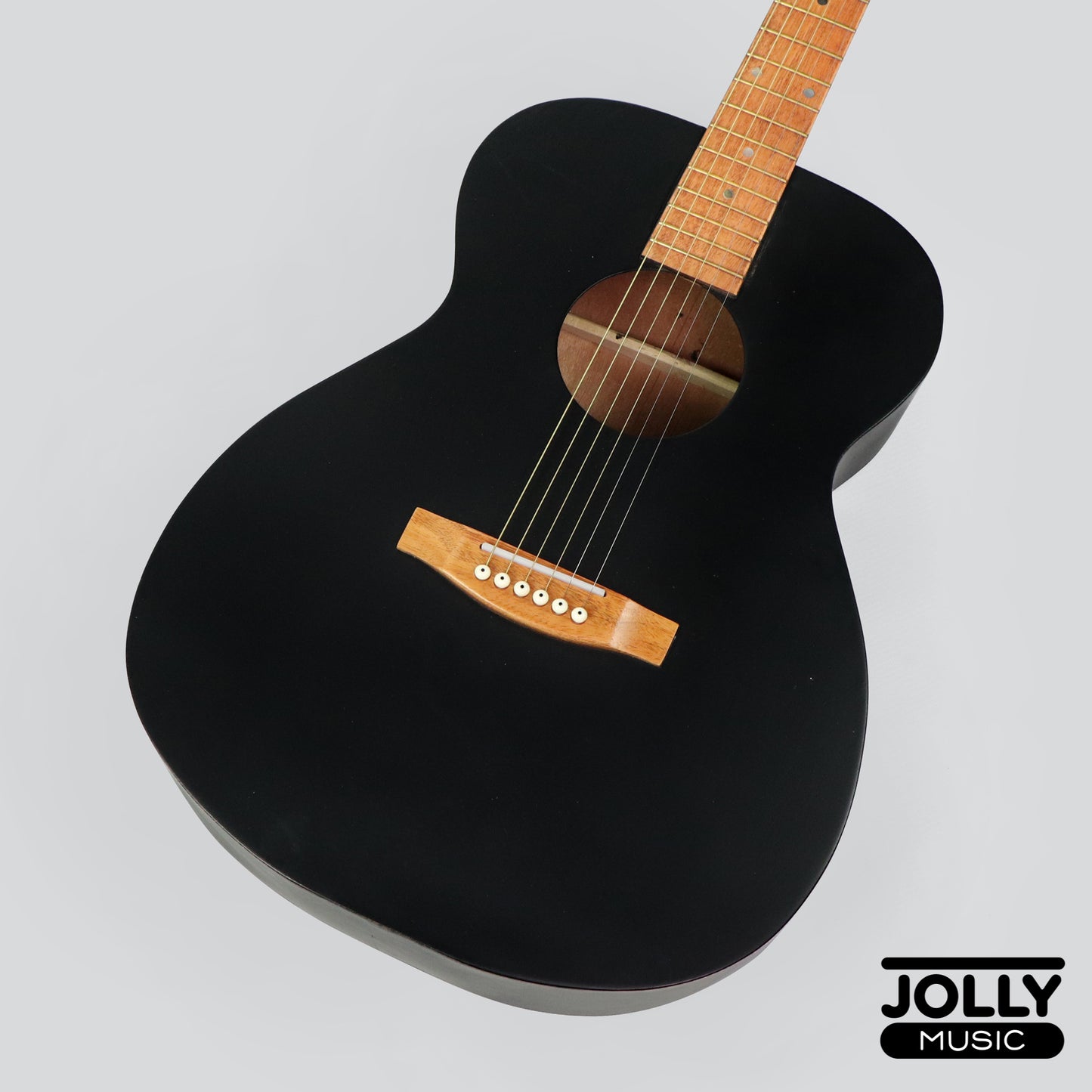 Ferangeli Gel-Series 41-inch OM Acoustic Guitar (Made in Cebu) - Black