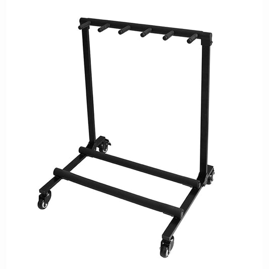 Flanger FL-11L Guitar Rack with Wheels (5 electric guitars / 3 acoustic guitars + 2 electric guitars)