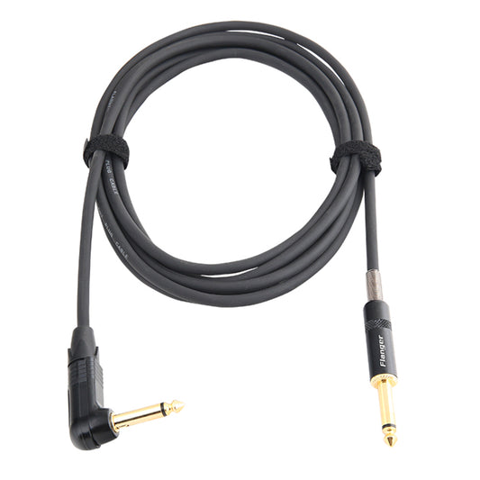 Flanger FLG-002 Super Silent Plug Guitar Cable - Straight to R/A - 3M