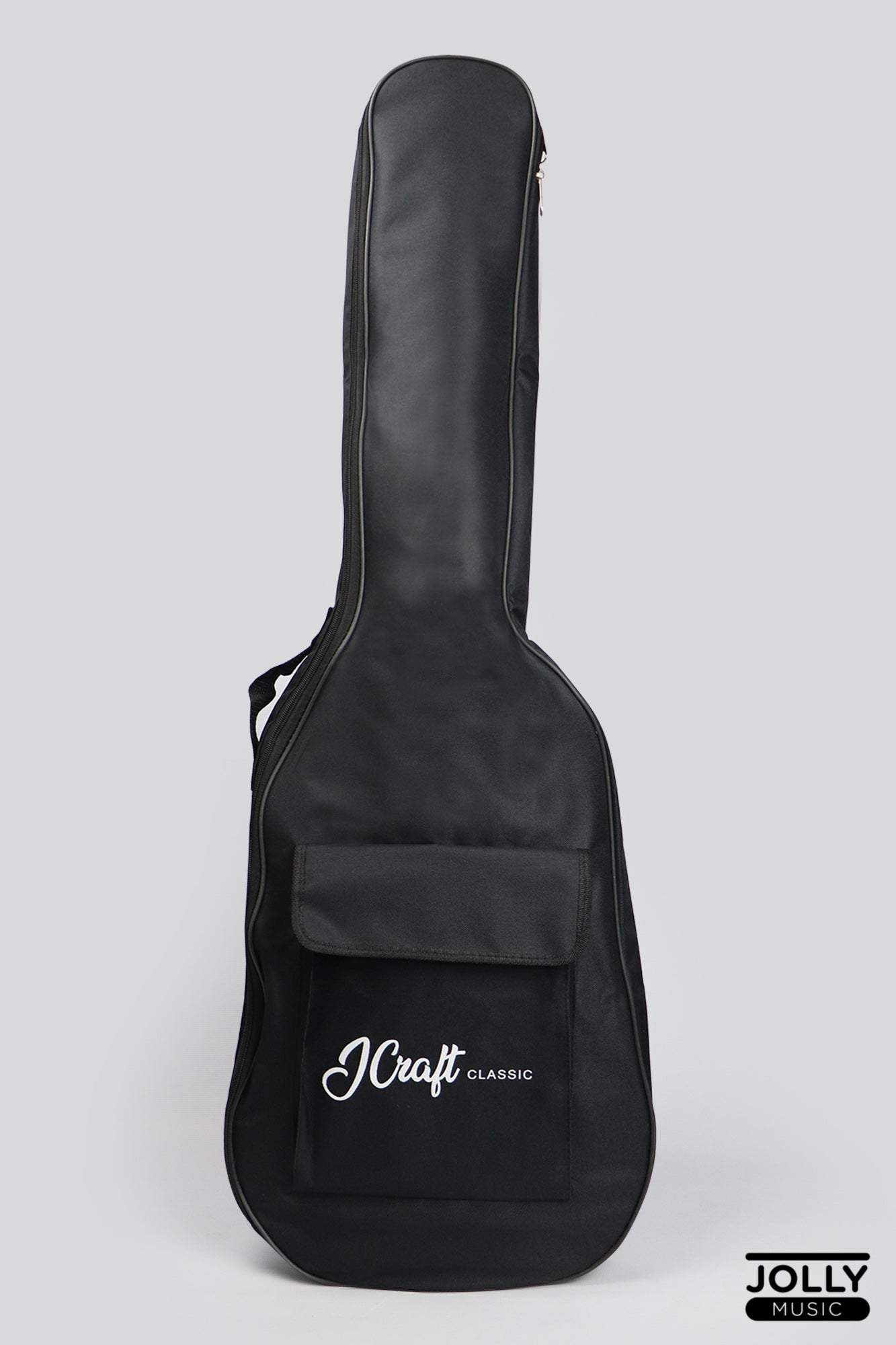JCraft JB-1 J-Offset 4-String Bass Guitar with Gigbag - Black