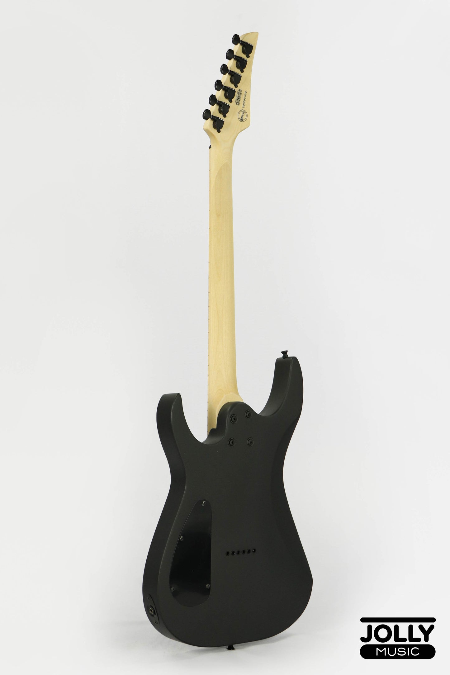 JCraft Bushido X Series BX6-1 Super S-Style Electric Guitar - Satin Black