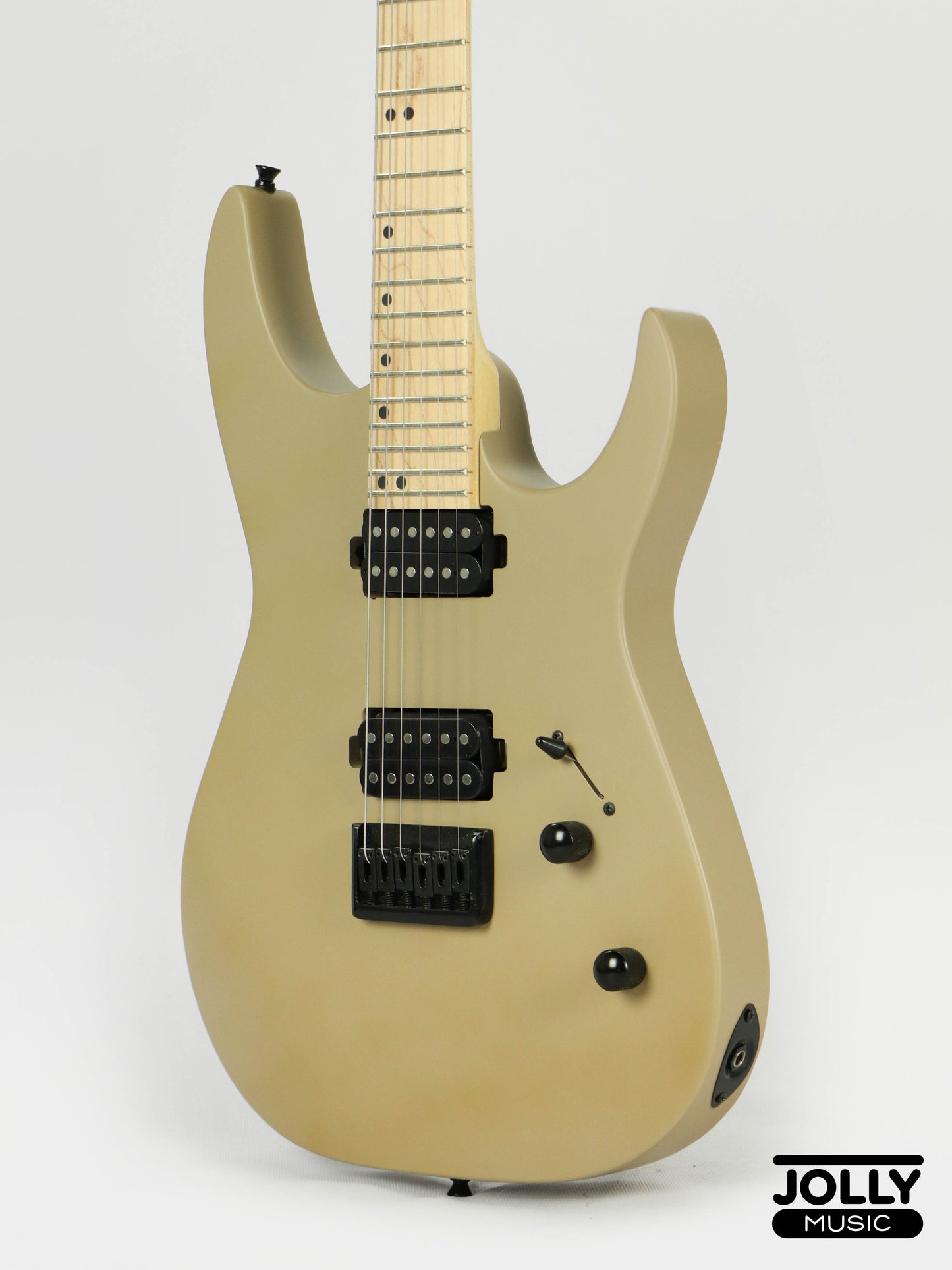 JCraft Bushido X Series BX6-1 Super S-Style Electric Guitar - Satin Sandstorm
