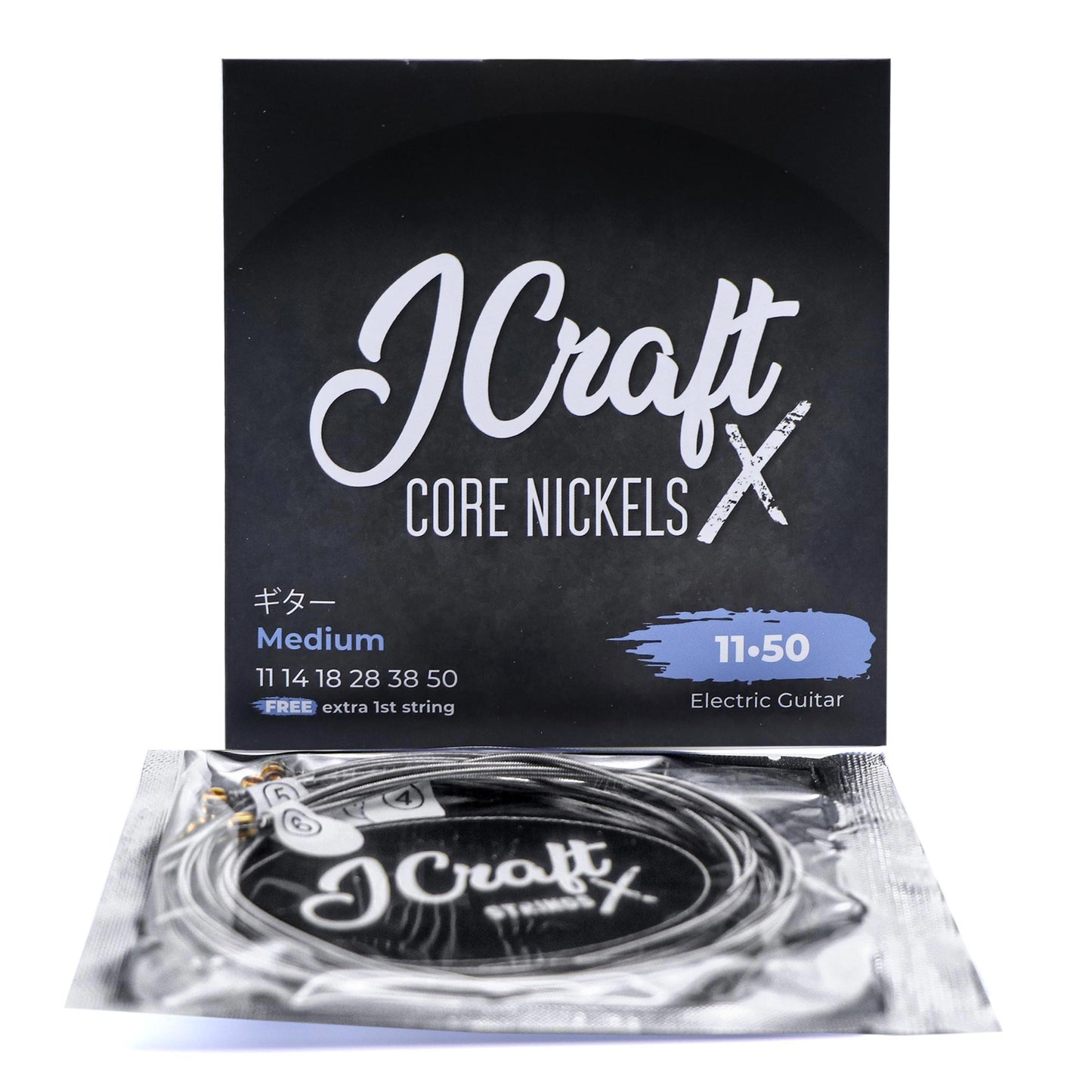 JCraft X Core Nickels Electric Guitar Strings