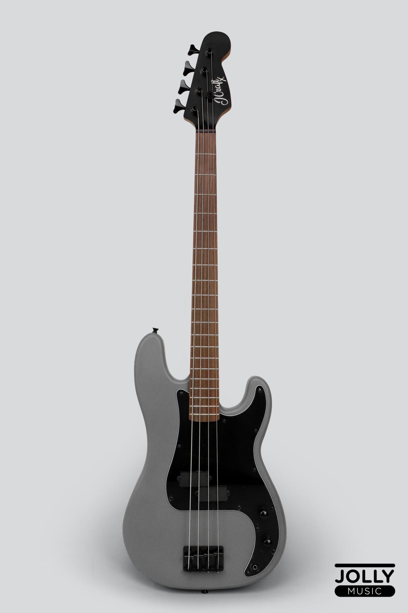 JCraft PBX-1 4-String Electric Bass Guitar with Gigbag - Gunmetal