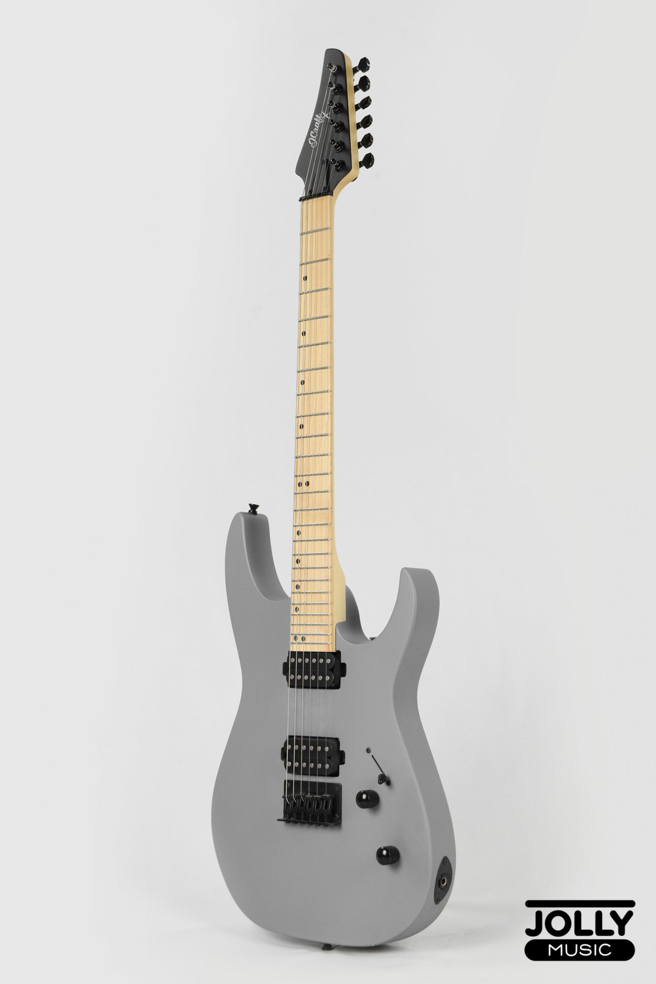 JCraft Bushido X Series BX6-1 Super S-Style Electric Guitar - Gunmetal