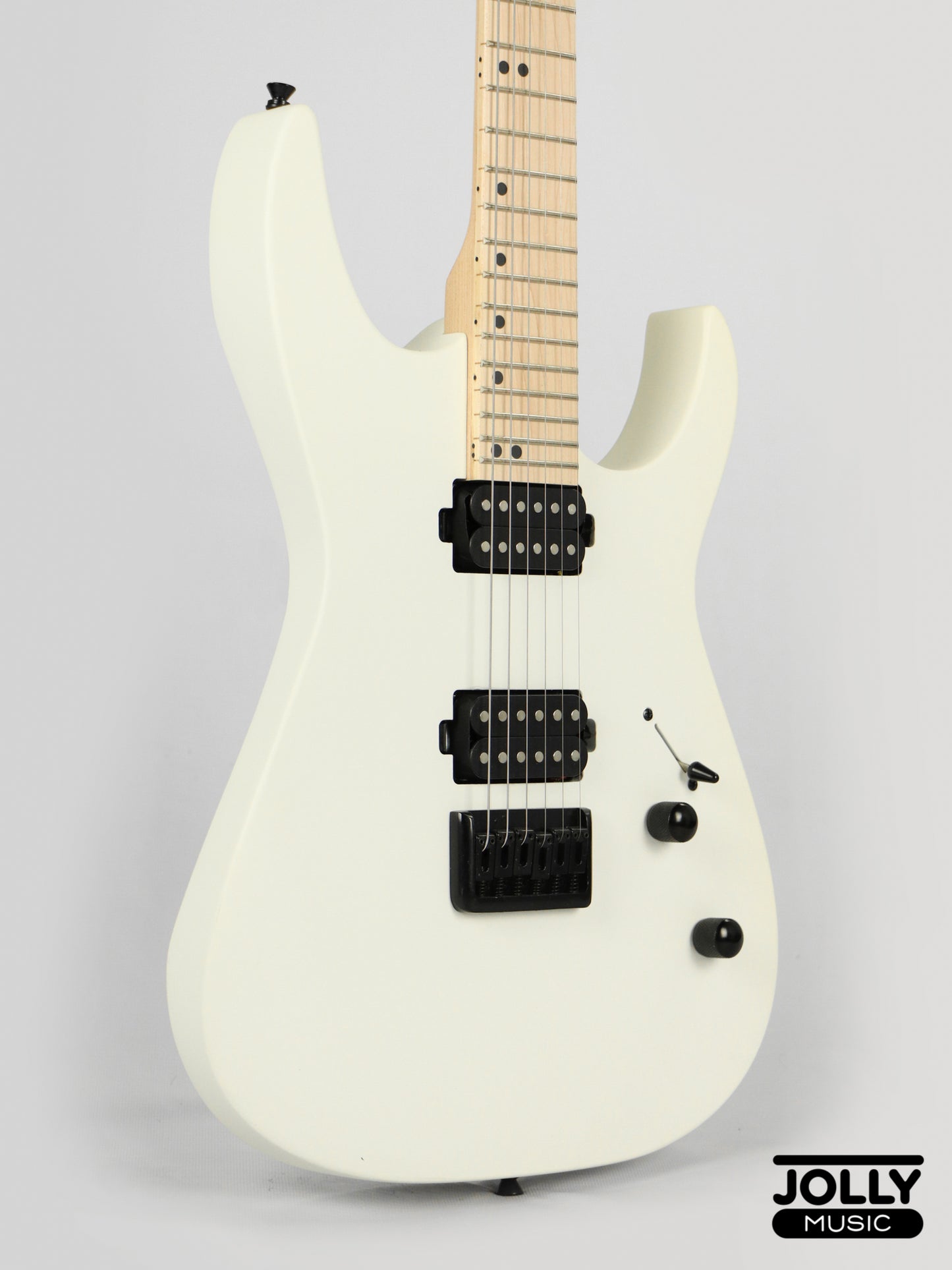 JCraft Bushido X Series BX6-1 Super S-Style Electric Guitar - Satin White