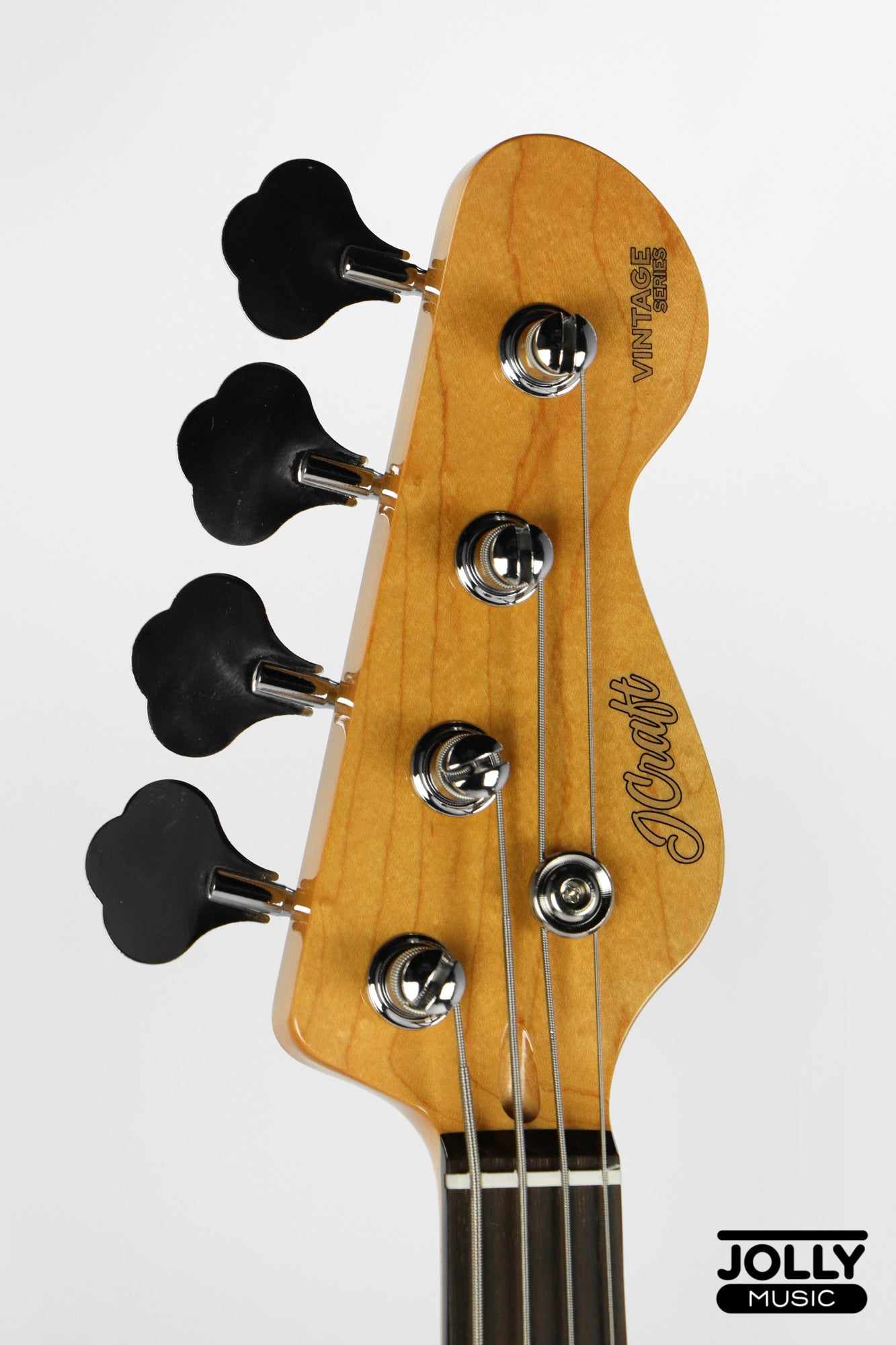 JCraft JB-3V J-Offset 4-String Bass Guitar - Sunburst