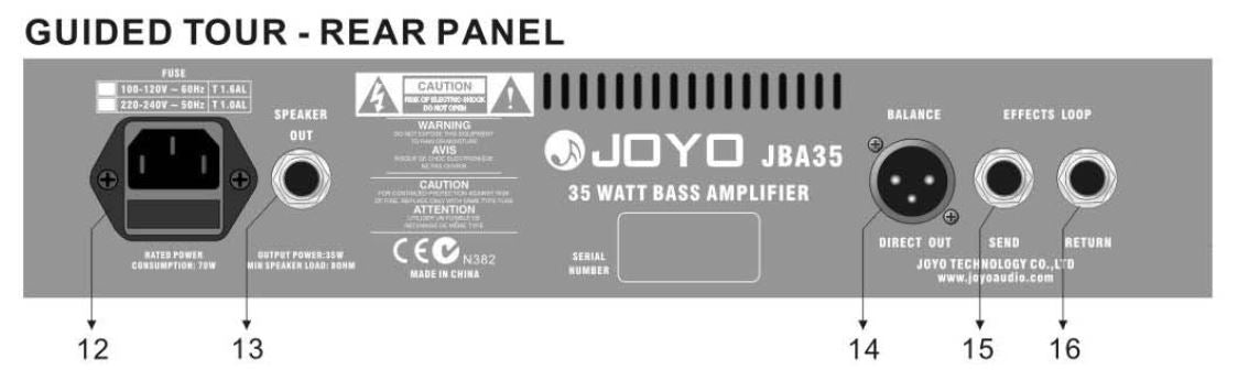 Joyo JBA-35 Bass Amp