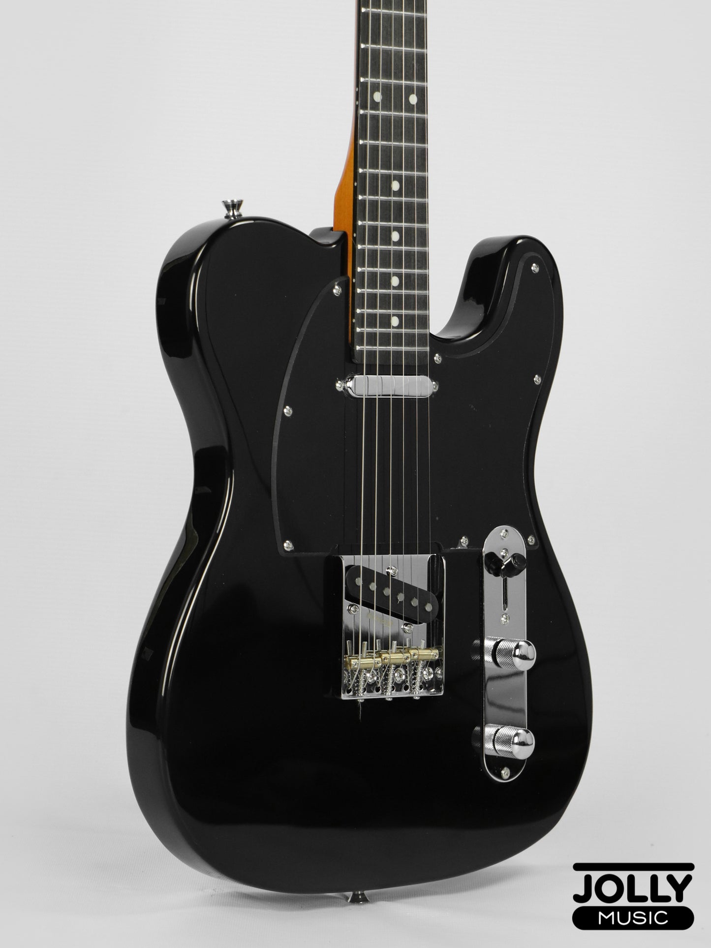 JCraft Vintage Series T-3V T-Style Electric Guitar - Black