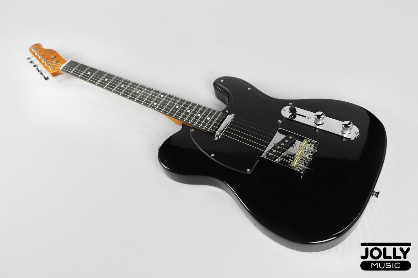 JCraft Vintage Series T-3V T-Style Electric Guitar - Black