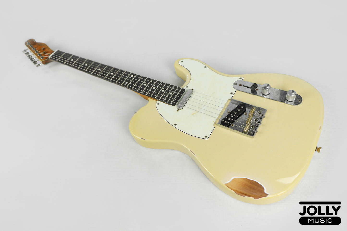 JCraft Vintage Series T-3VC Relic T-Style Electric Guitar - Ash Blonde