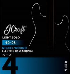 JCraft Regular Light 4-String Electric Bass Guitar String 40-95