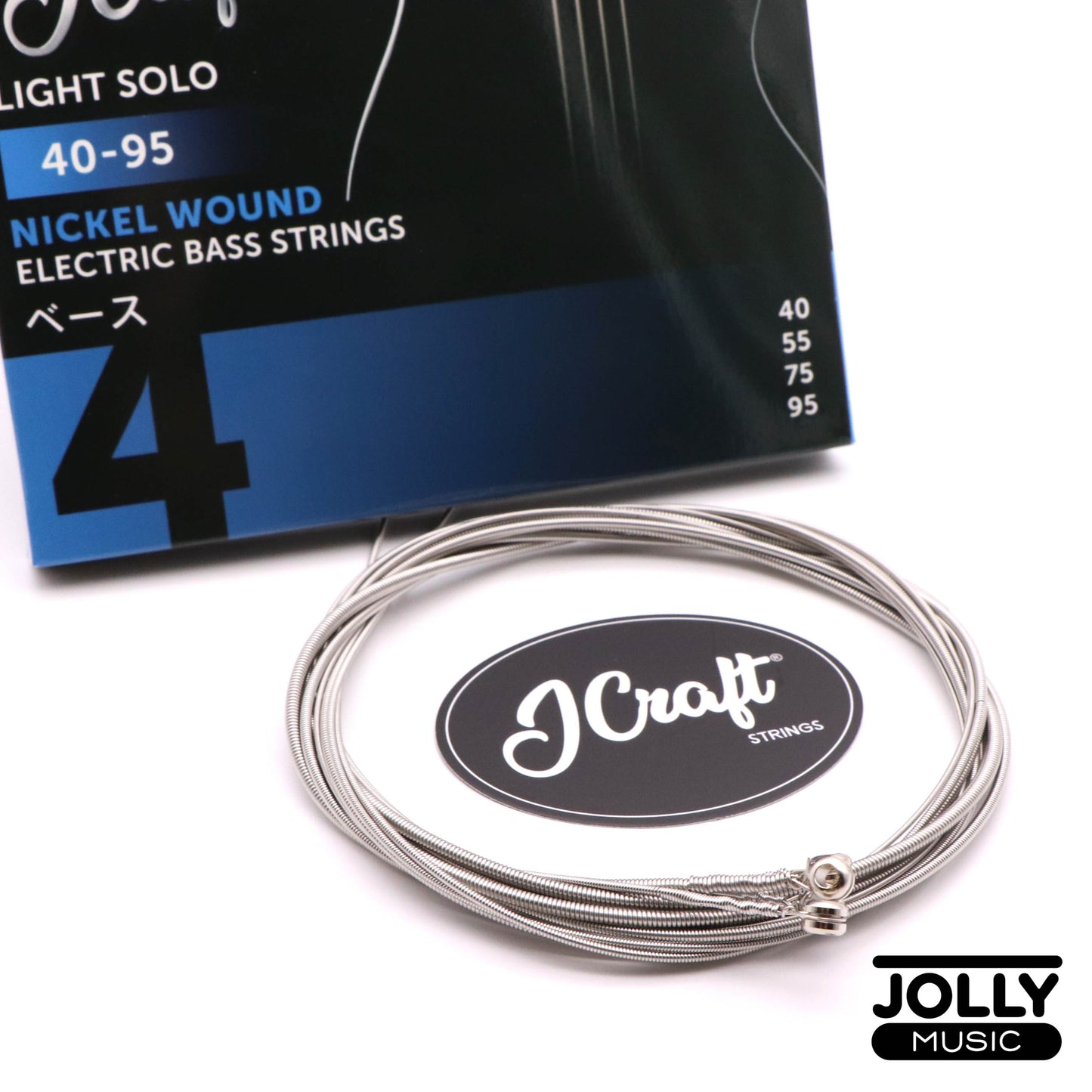 JCraft Regular Light 4-String Electric Bass Guitar String 40-95