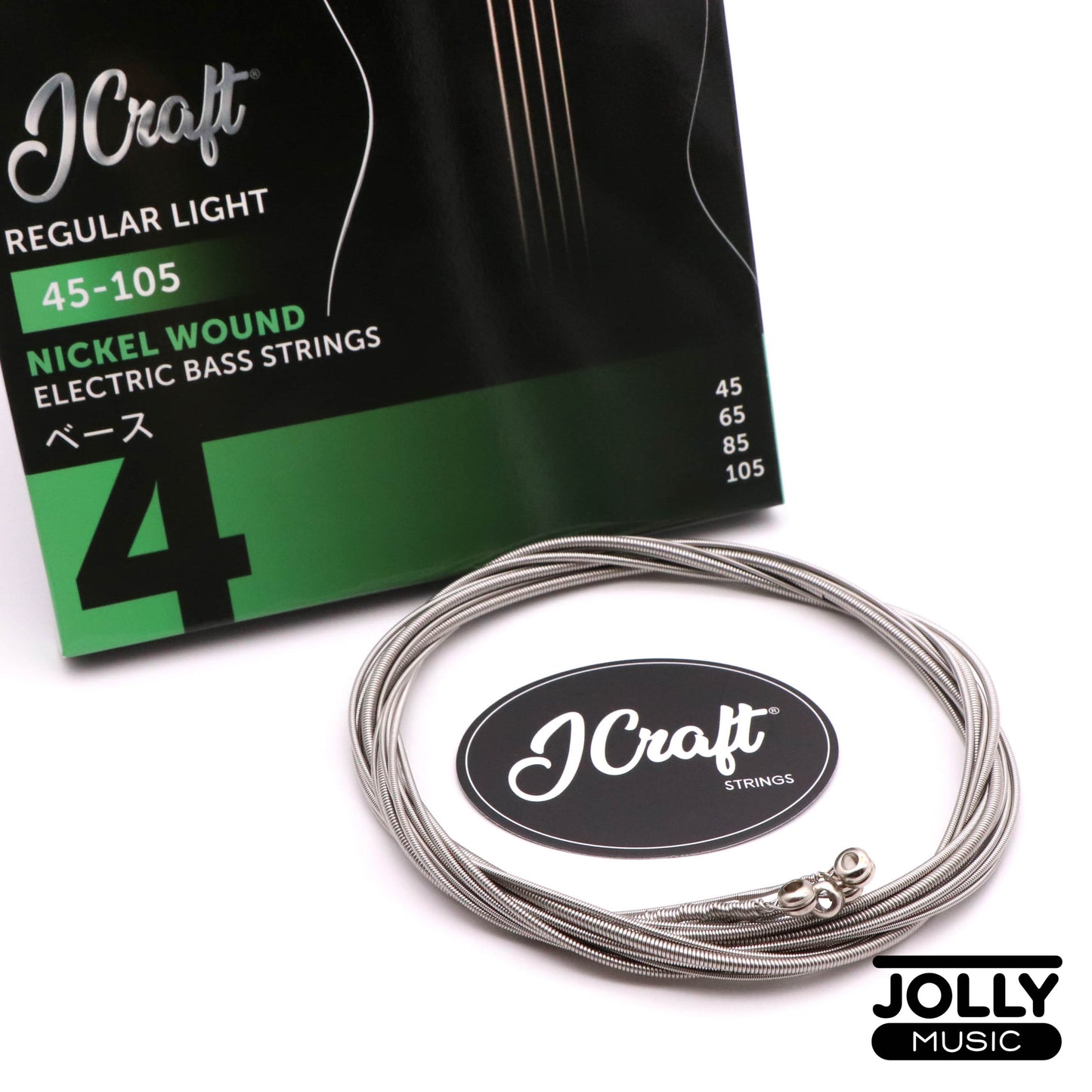 JCraft Regular Light 4-String Electric Bass Guitar String 45-105