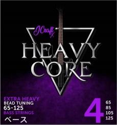 JCraft X Heavy Core 4-String BEAD Tuning Electric Bass Guitar String 65-125