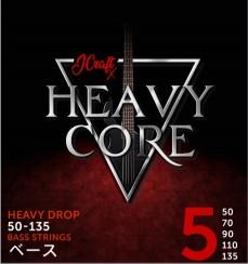 JCraft X Heavy Core 5-String Electric Bass Guitar String 50-135