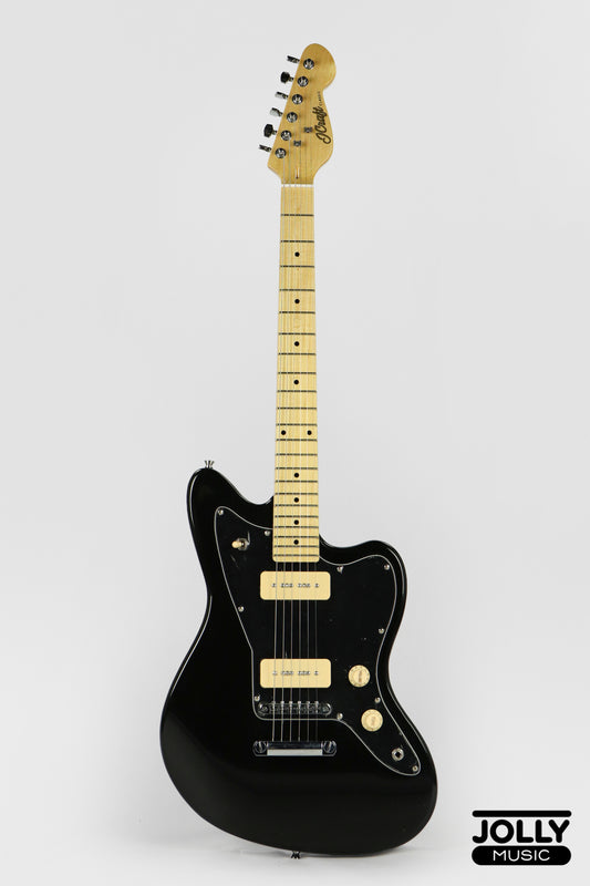 JCraft JZ-1 Offset Electric Guitar - Black