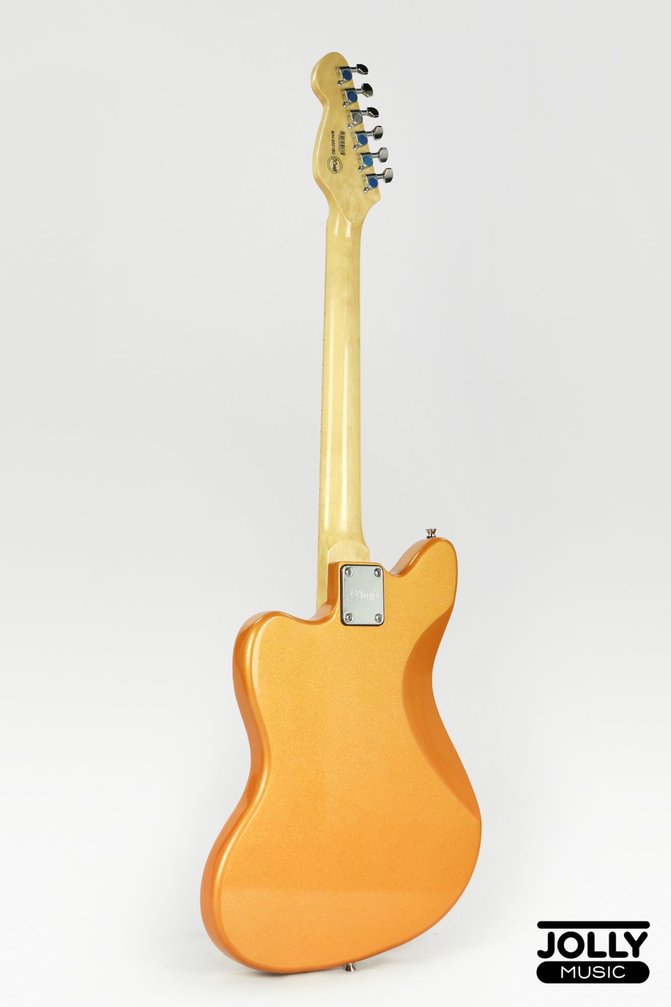 JCraft JZ-1 Offset Electric Guitar - Metallic Orange