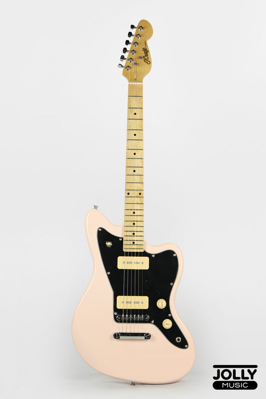 JCraft JZ-1 Offset Electric Guitar - Shell Pink