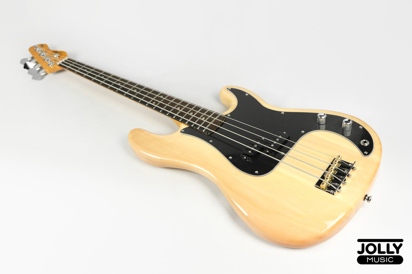 JCraft PB-3V 4-String Bass Guitar - Natural