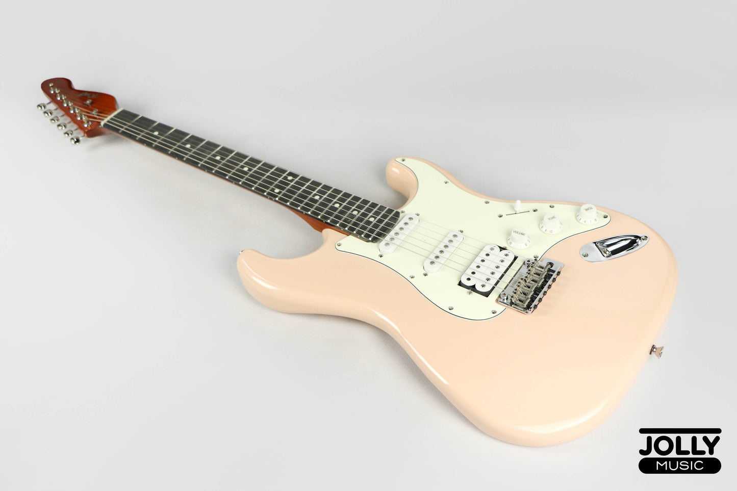 JCraft S-3H Special 2023 HSS S-Style Electric Guitar Roasted Maple - Shell Pink