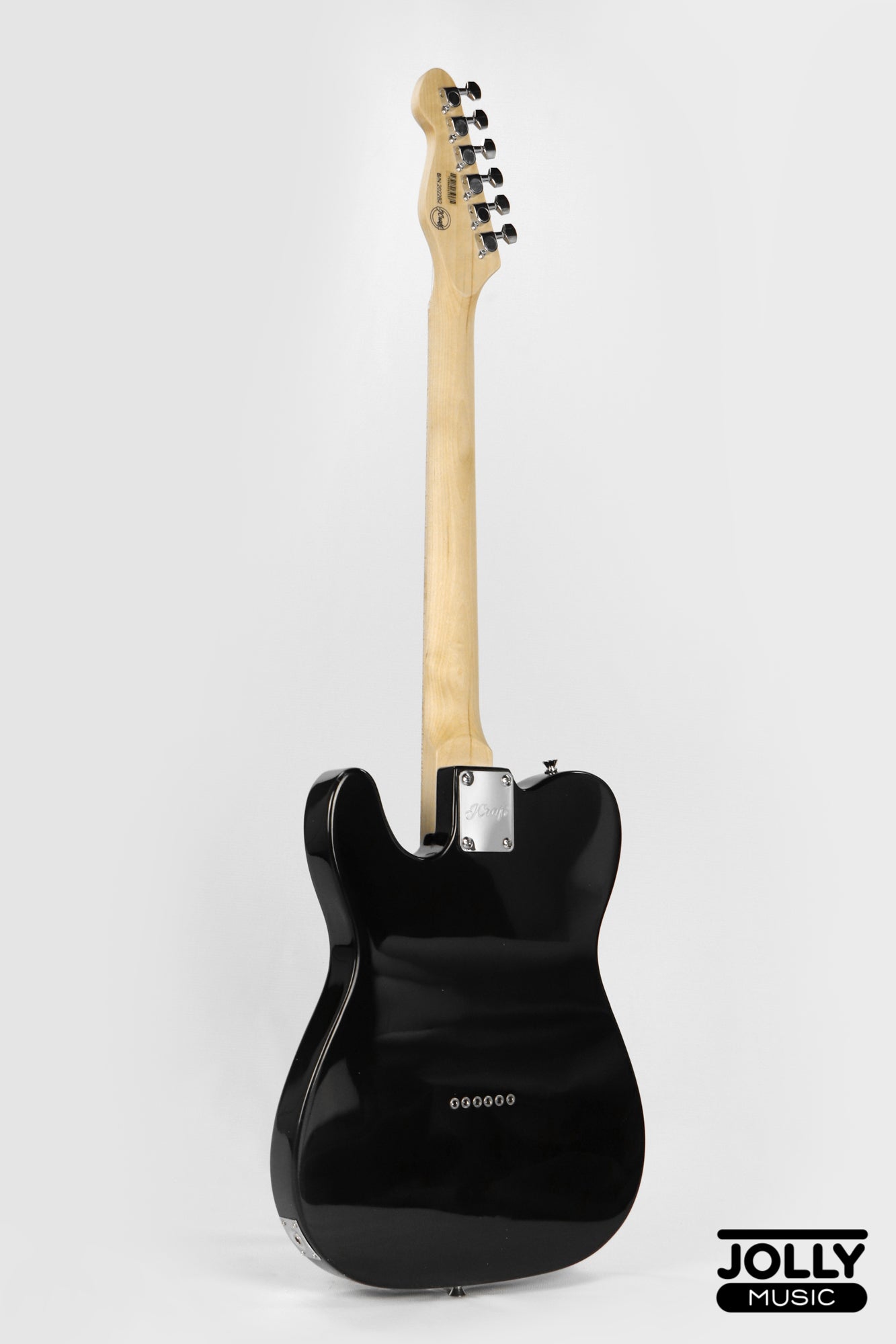 JCraft T-1 T-Style Electric Guitar with Gigbag - Black