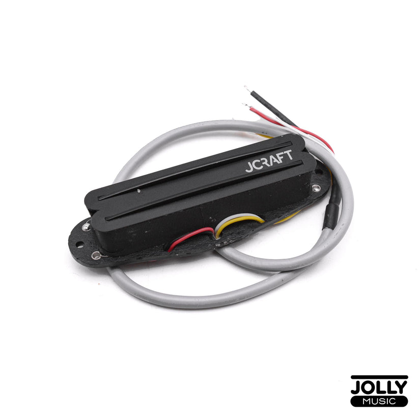 JCraft Freight Train Strat Hot Rails Single Coil Pickup, Black – Jolly ...
