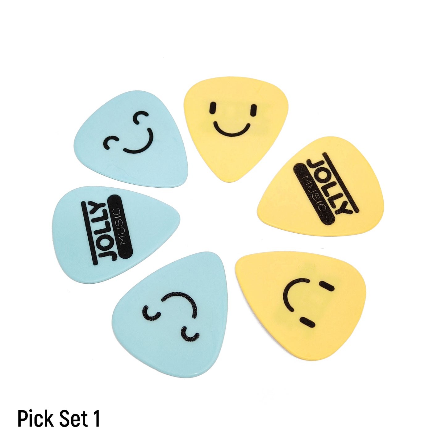 Jolly Music Guitar Pick 6 pc Set - Rhythm, Lead, Djent Pick