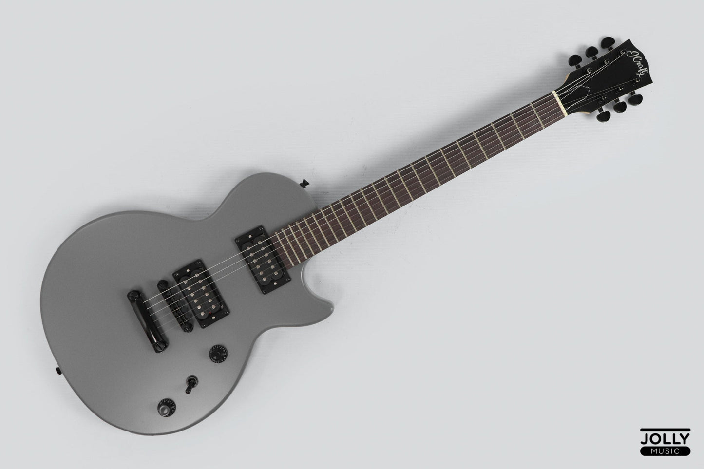JCraft LPX-1 Single Cut Electric Guitar with Gigbag - Gunmetal