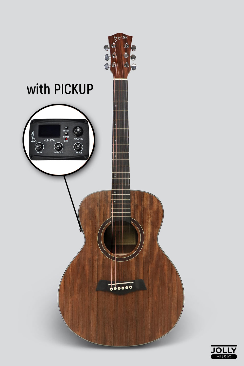 Deviser LS150 EQ GS Mini AcousticElectric Guitar Jolly Music