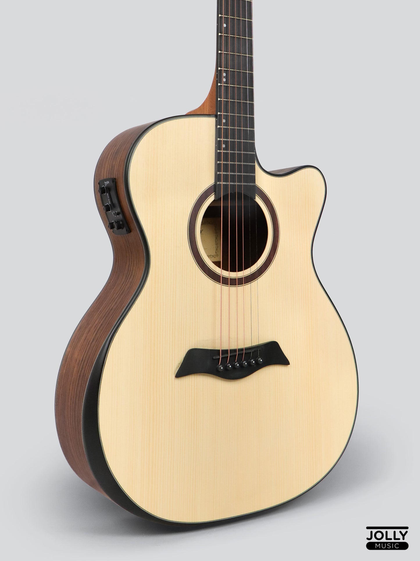 Deviser LS-570 EQ OM Acoustic-Electric Guitar