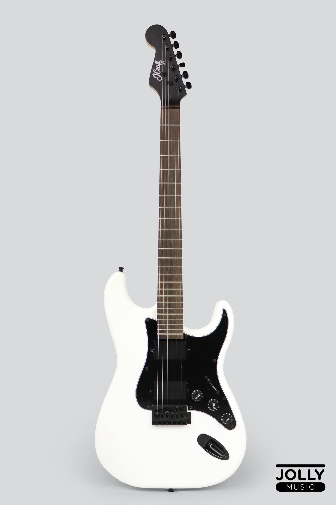 J-Craft X Series LSX-1 HH Modern S-Style Electric Guitar - Snow