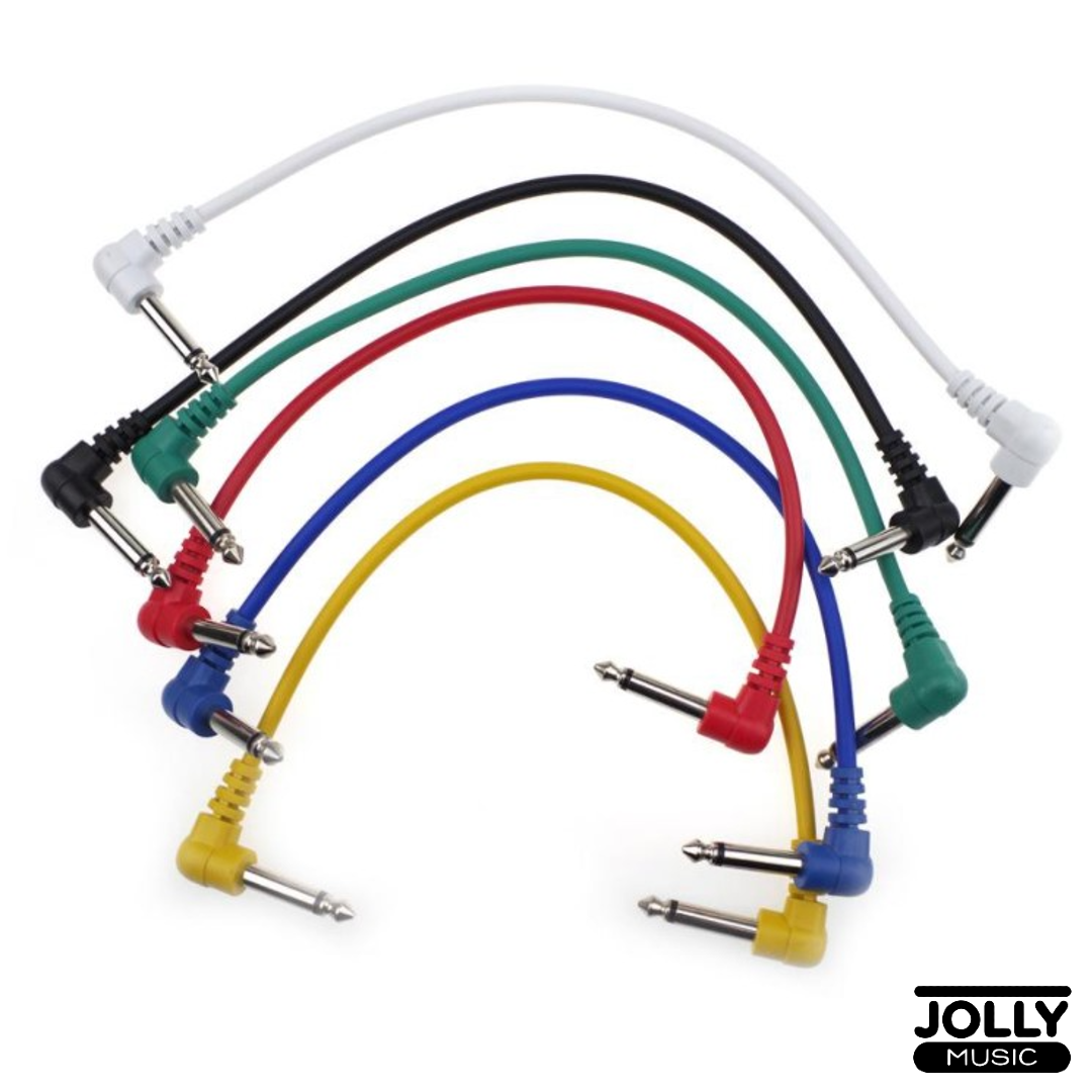 Jolly GEC003 6" Patch Cable Set (6 pcs Multi-Color)