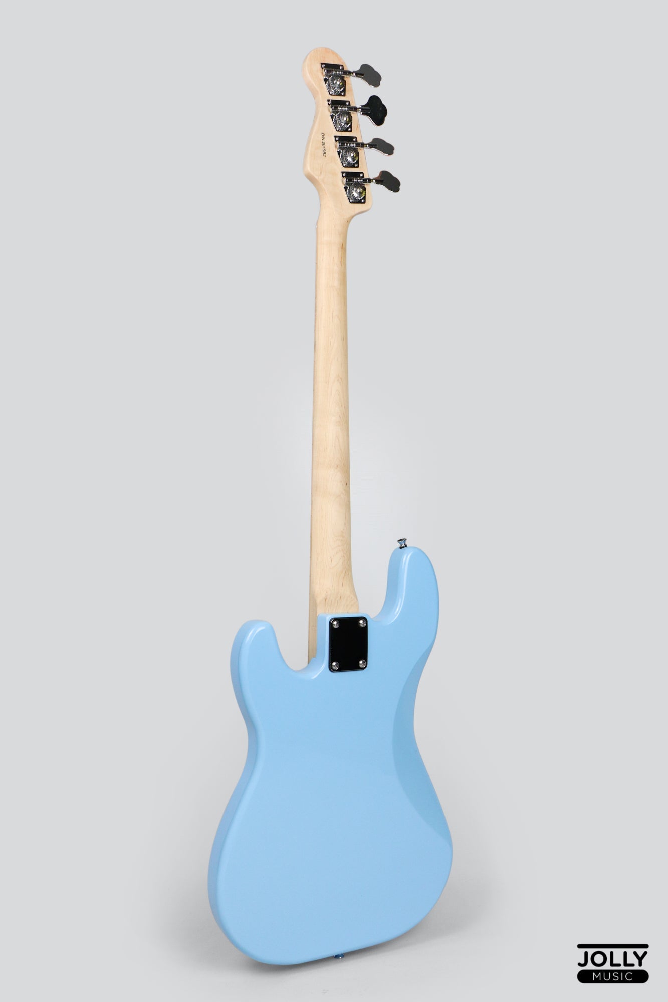JCraft PB-1 4-String Electric Bass Guitar with Gigbag - Powder Blue