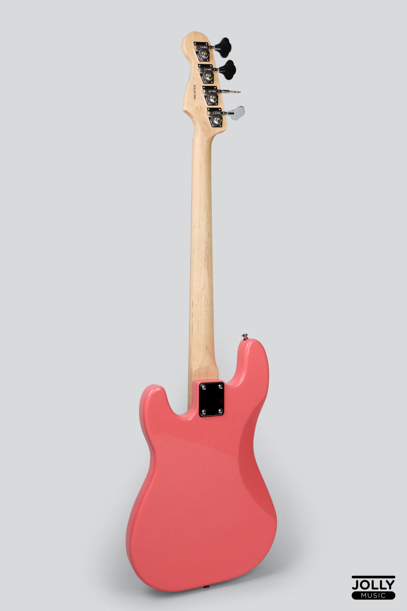JCraft PB-1 4-String Electric Bass Guitar with Gigbag - Salmon