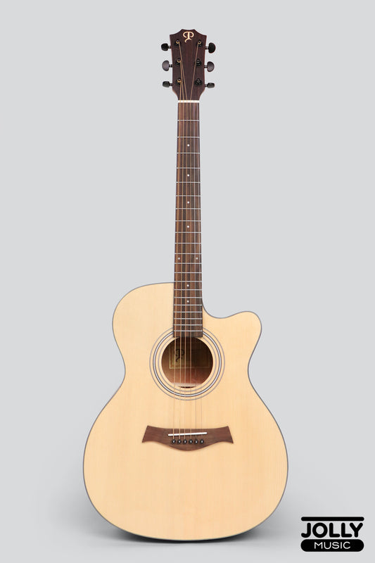 Phoebus Progeny PG-10c OM Acoustic Guitar w/ Gig Bag
