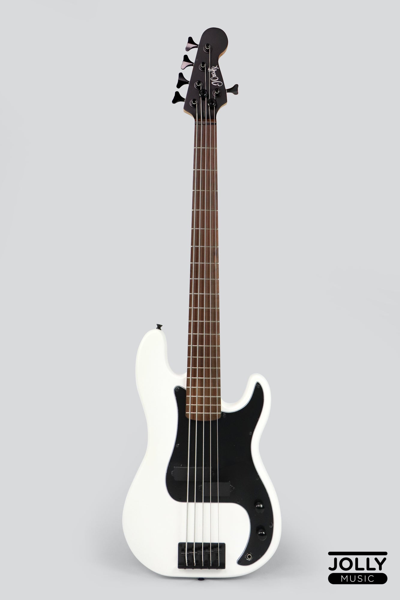 JCraft PBX-1 5-String Electric Bass Guitar with Gigbag - Snow