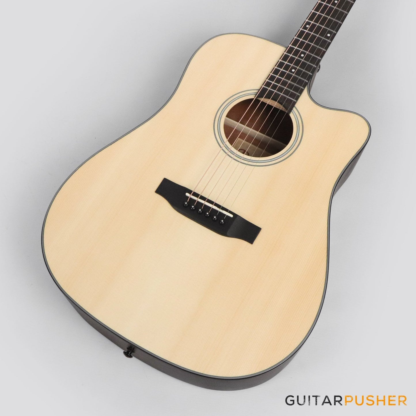 Phoebus PG-30c v3 Dreadnought (3rd Gen.) Acoustic Guitar w/ Gig Bag - GuitarPusher