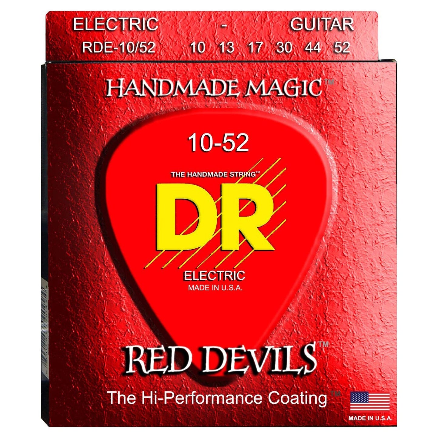DR Red Devils K3 Coated Electric Guitar Strings - GuitarPusher
