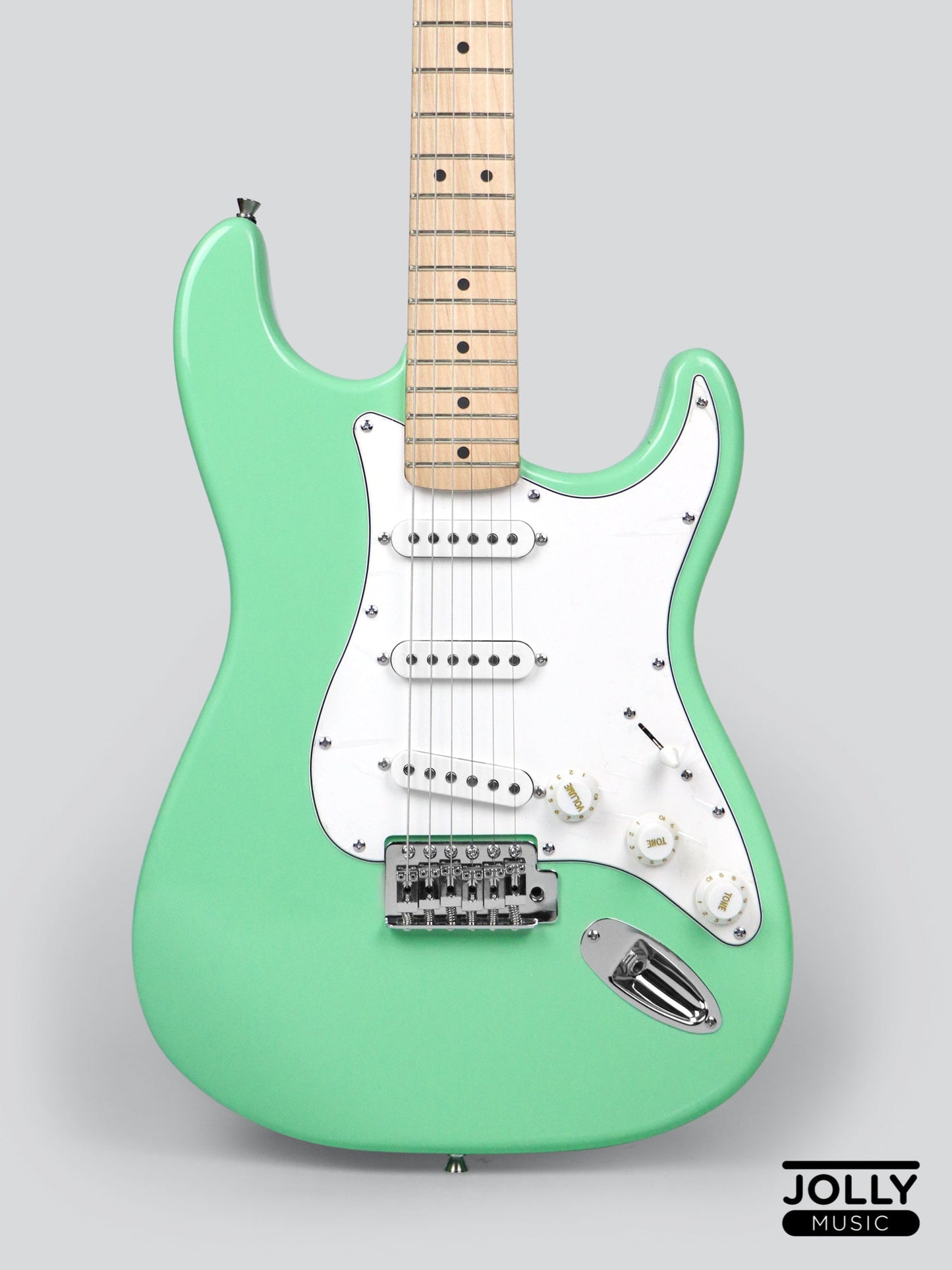 JCraft S-1 S-Style Electric Guitar with Gigbag - Surf Green