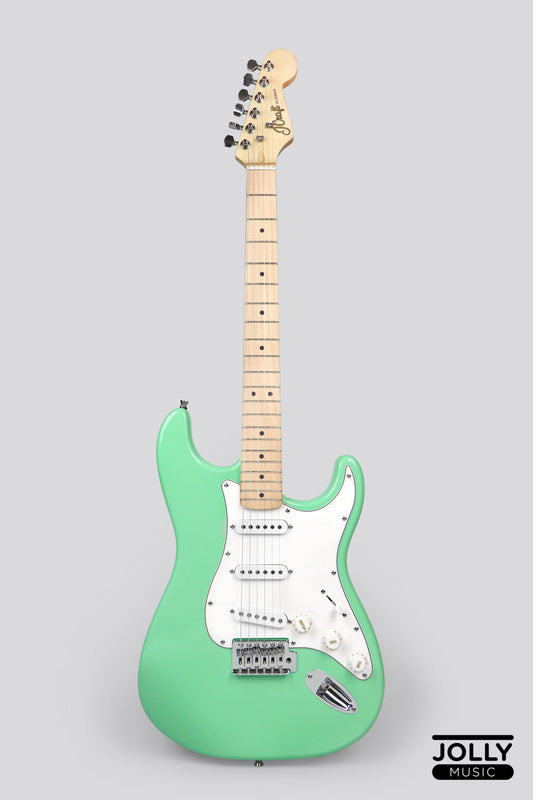 JCraft S-1 S-Style Electric Guitar with Gigbag - Surf Green