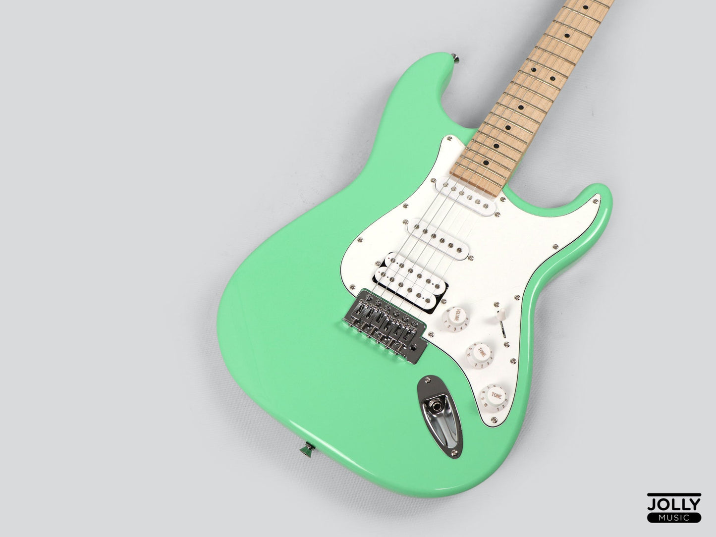 JCraft S-1H HSS Electric Guitar with Gigbag - Surf Green