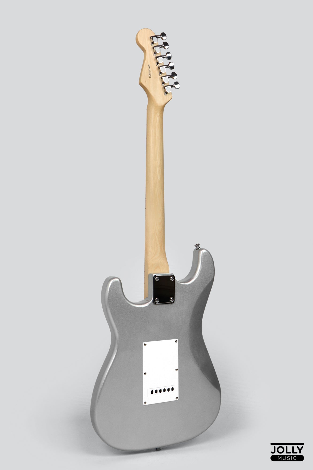 JCraft S-1H HSS Electric Guitar with Gigbag - Silver Sky