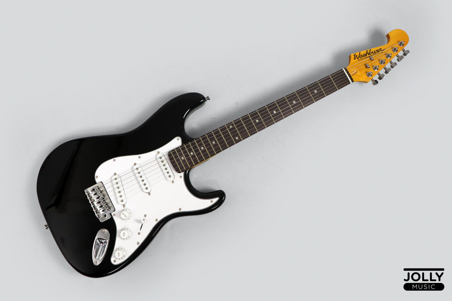 Washburn S-1 S-Style Electric Guitar with Gigbag - Black