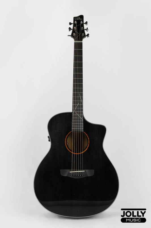 Sevillana 2101 EQ All-Solid Acoustic-Electric Guitar - Black